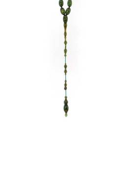 Sedefli Beyzi Model Sistemli Kehribar Tesbih-Z1915