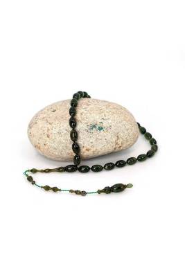 Sedefli Beyzi Model Sistemli Kehribar Tesbih-Z1915